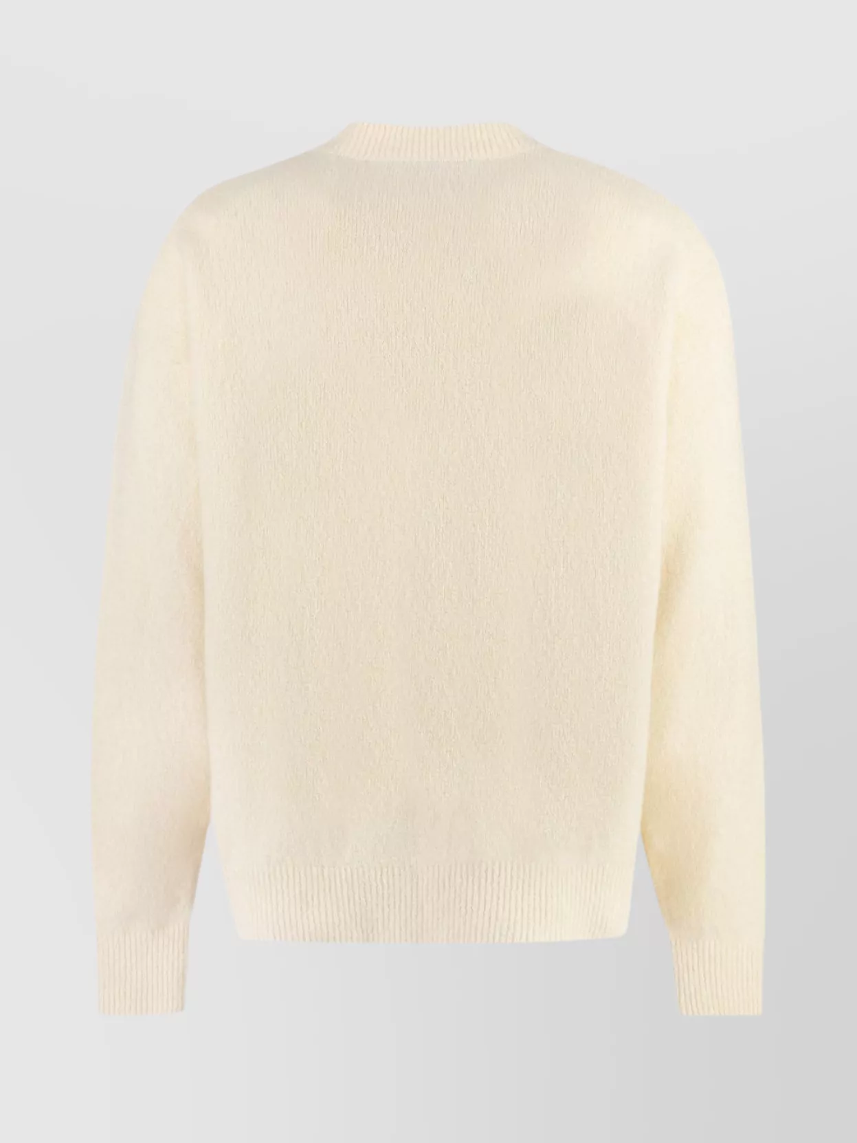 Palm Angels Logo Crew-Neck Sweater With Ribbed Knit