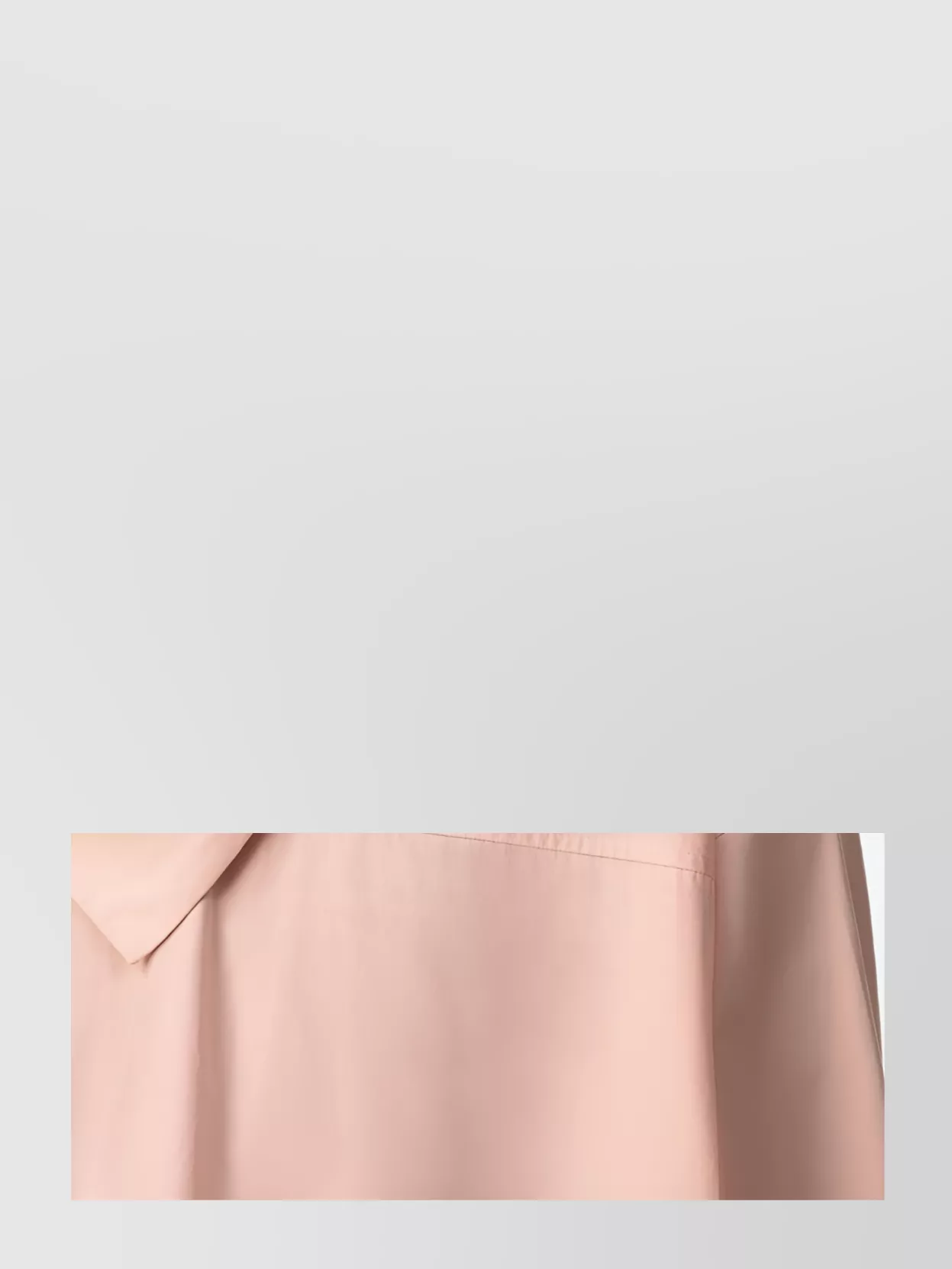 Ami Alexandre Mattiussi Bandana Cotton Shirt High Collar In Pink
