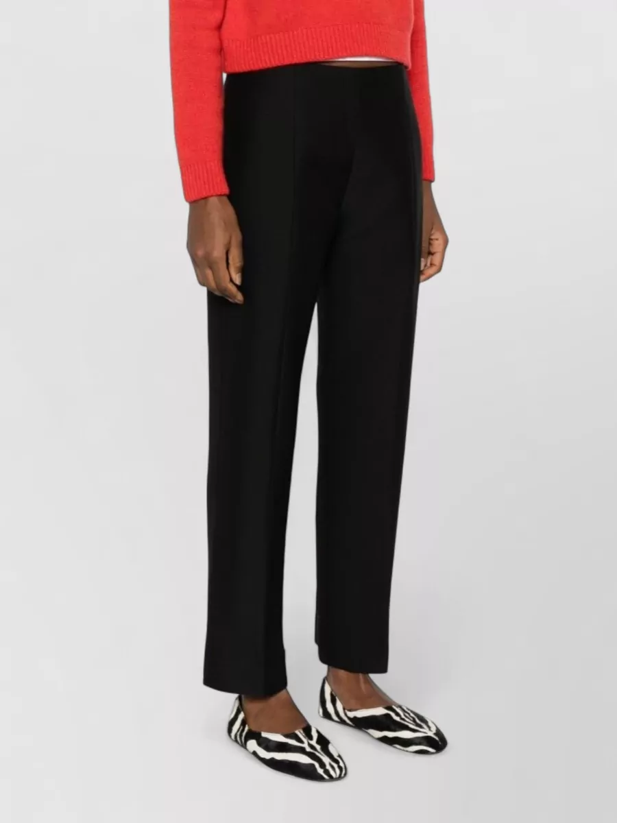 Totême Wool Tailored Trousers Straight Leg Slim Fit