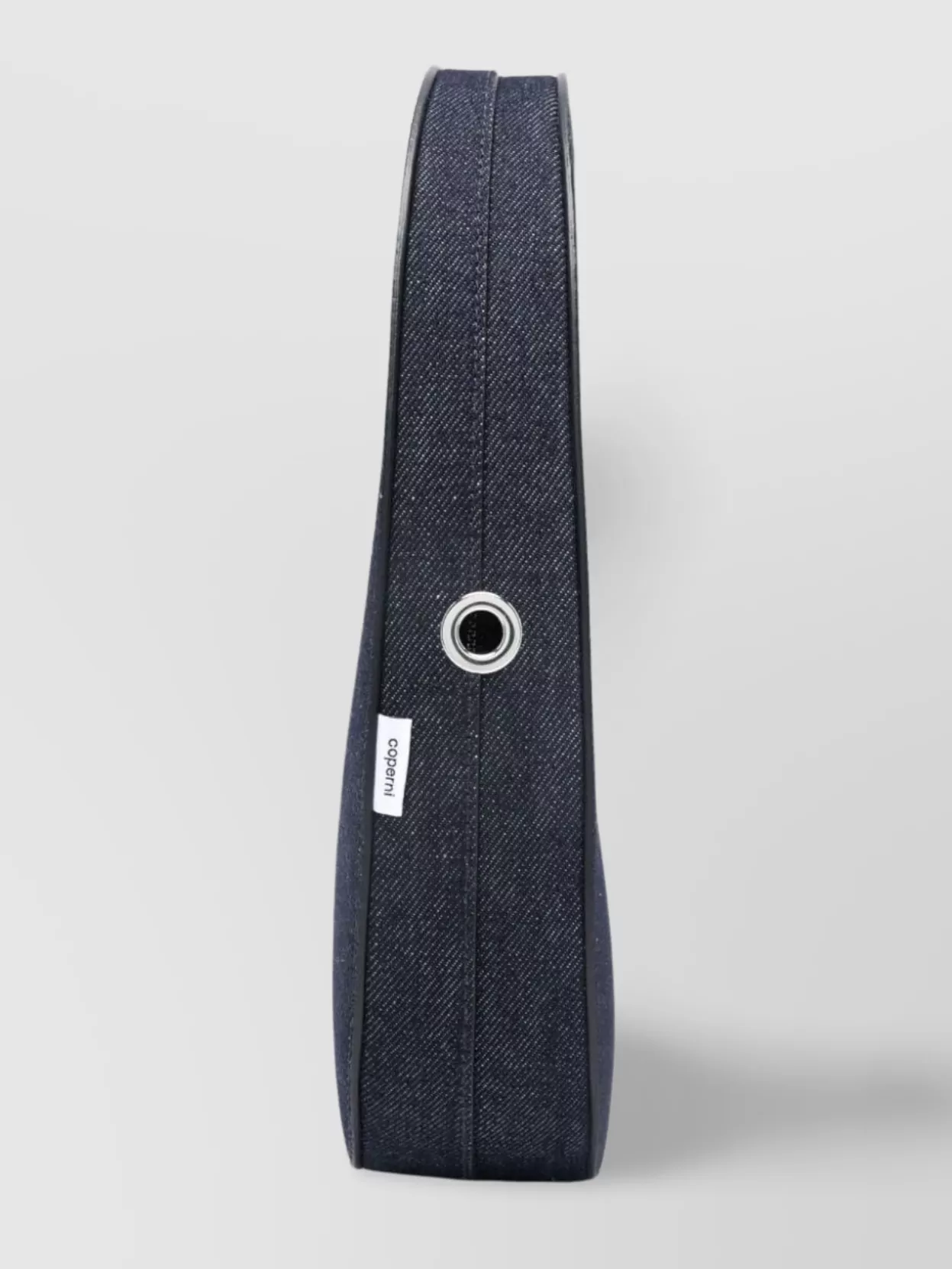COPERNI CIRCULAR SHAPE SHOULDER BAG WITH METAL EYELET 