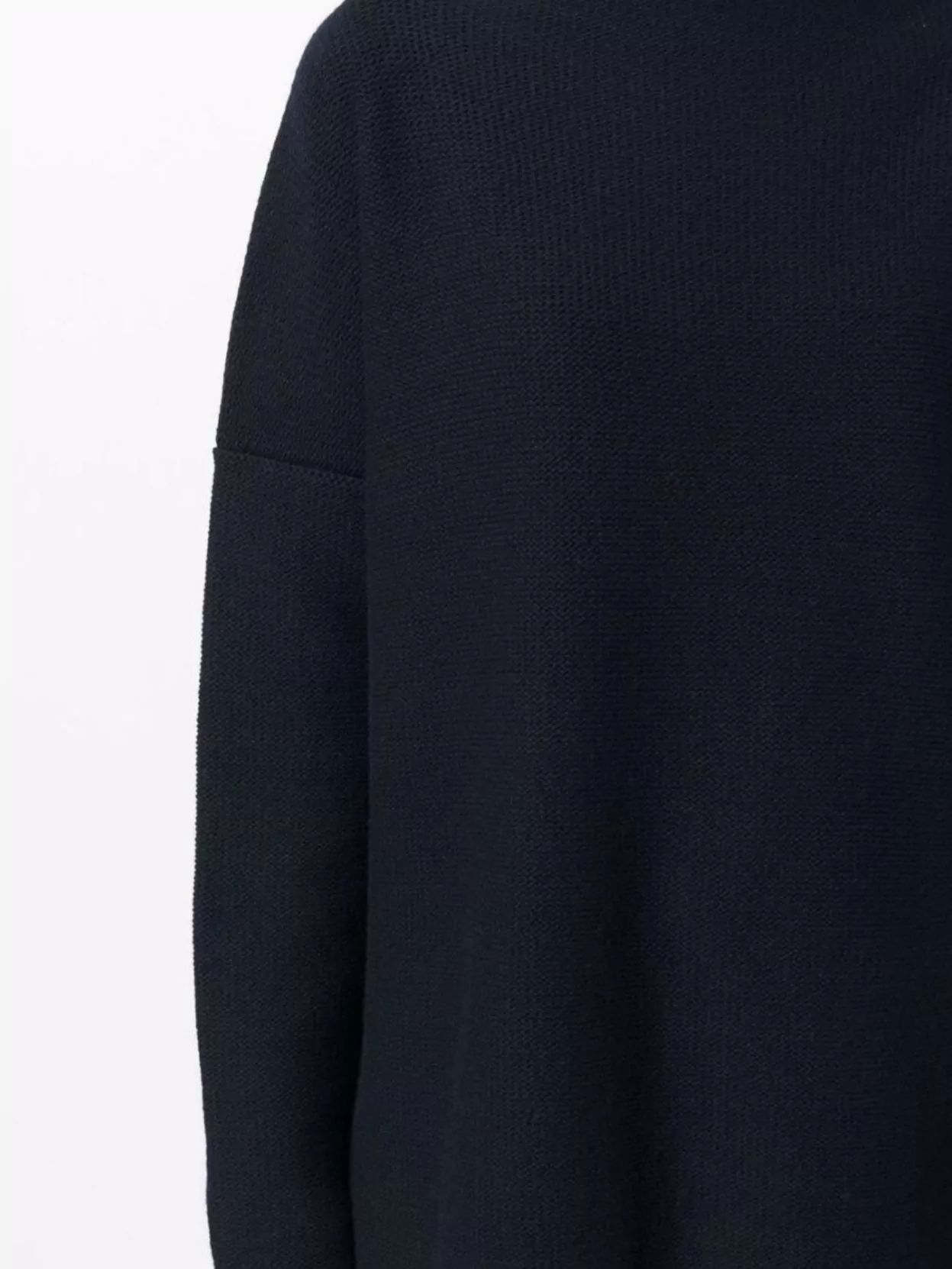 Daniela Gregis Oversized Knit Sweater Mock Neck