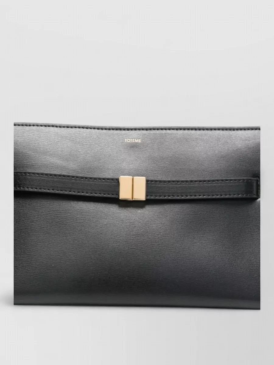 Totême Mini Leather Crossbody Bag Top Handle