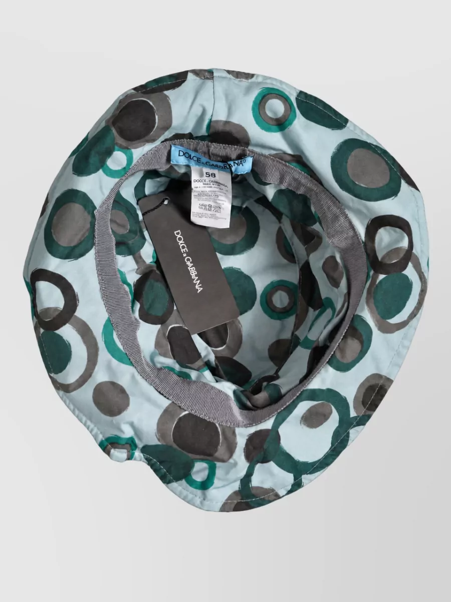 Dolce&Gabbana Cotton Polka-Dot Bucket Hat