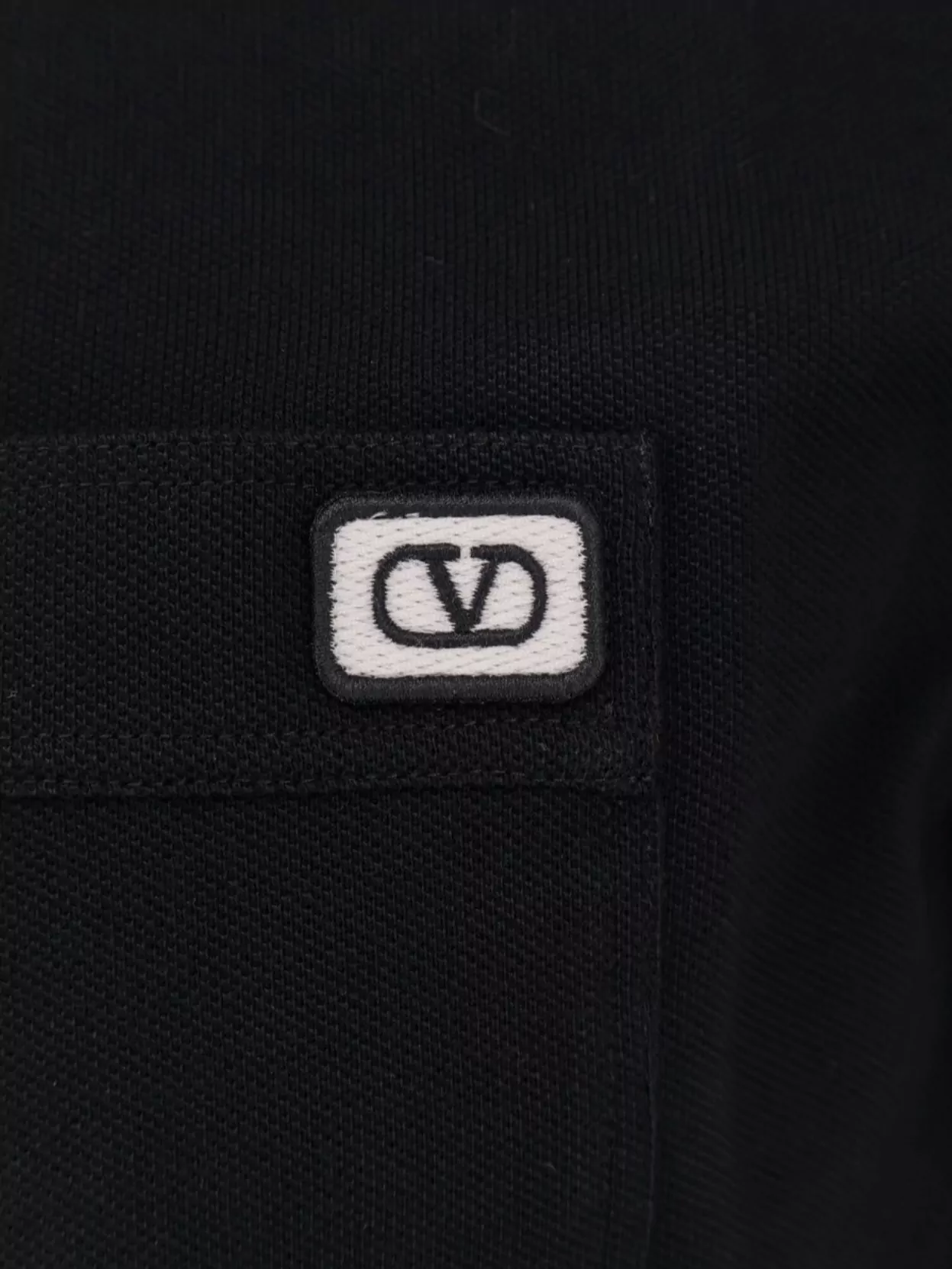 Valentino Short Sleeve Polo Shirt With Contrasting Collar