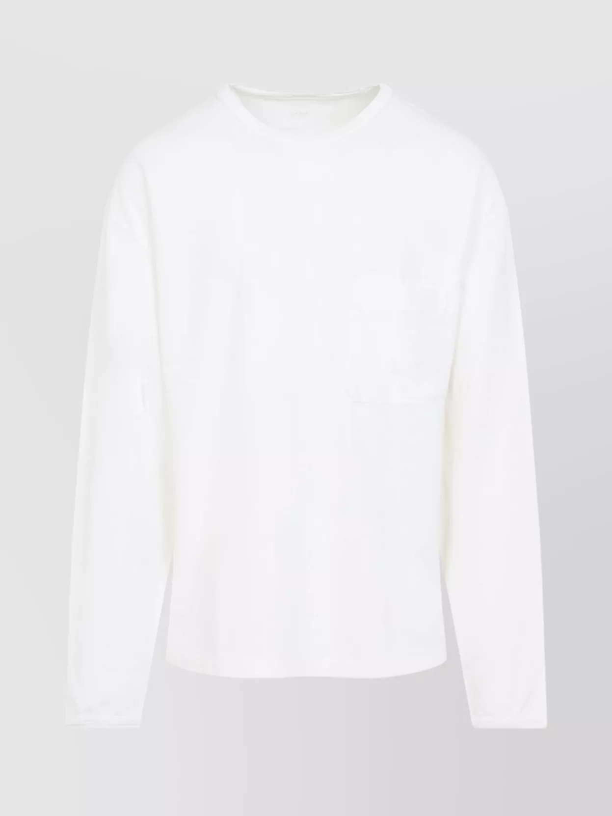 Lemaire Long Sleeve Crew Neck T-Shirt With Pocket