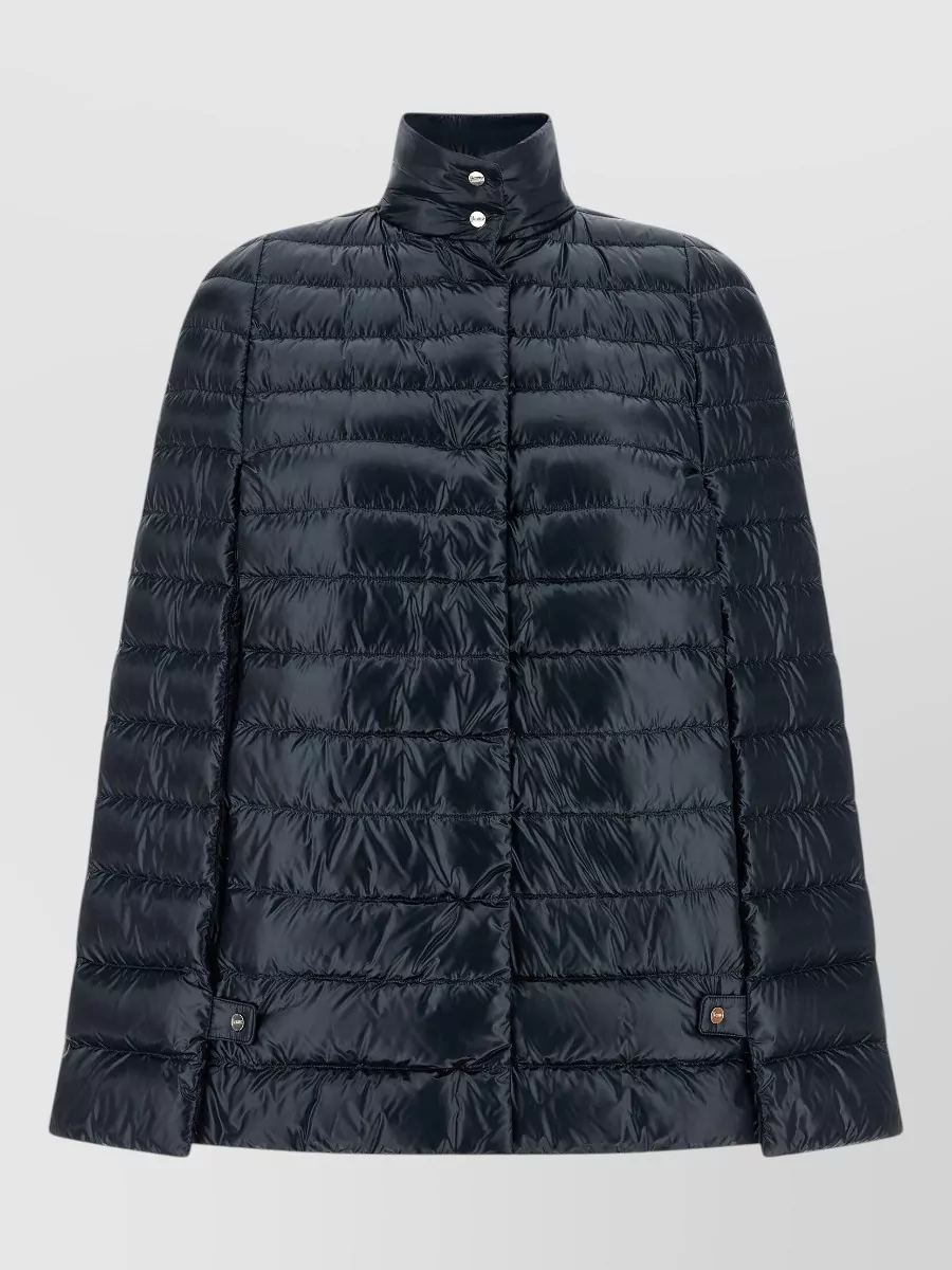 Herno down quilted cape puffer jacket