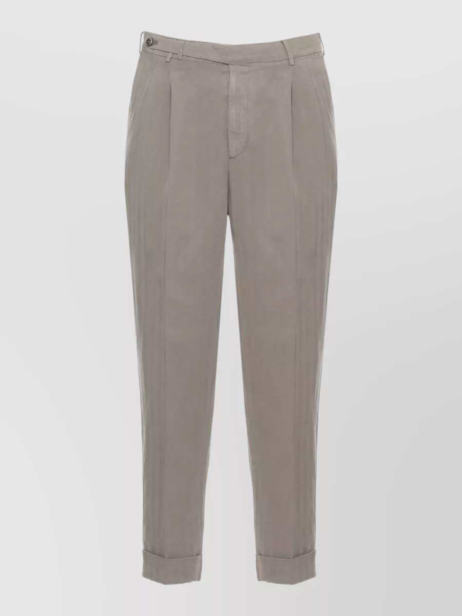 Pt Torino Straight Cropped Trousers