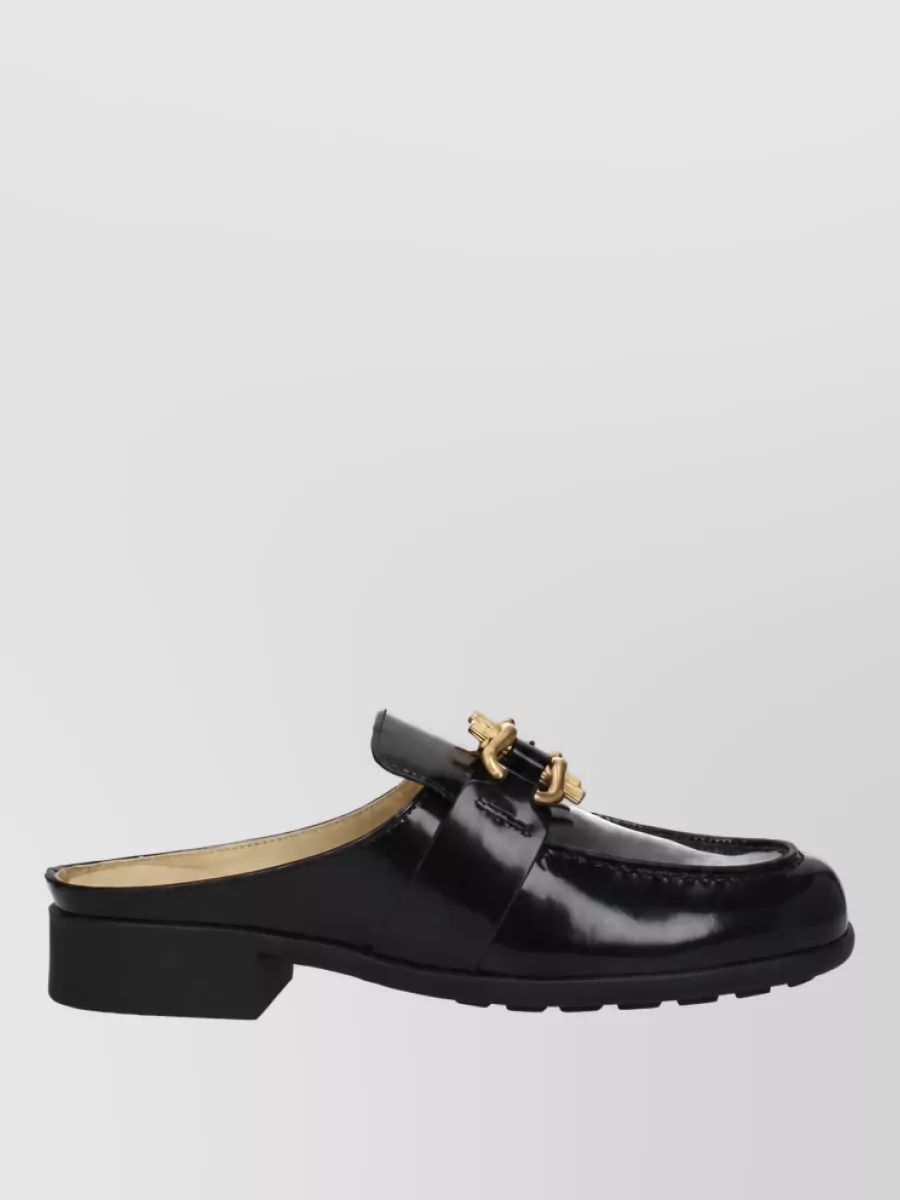 Bottega Veneta Leather Loafers Mules