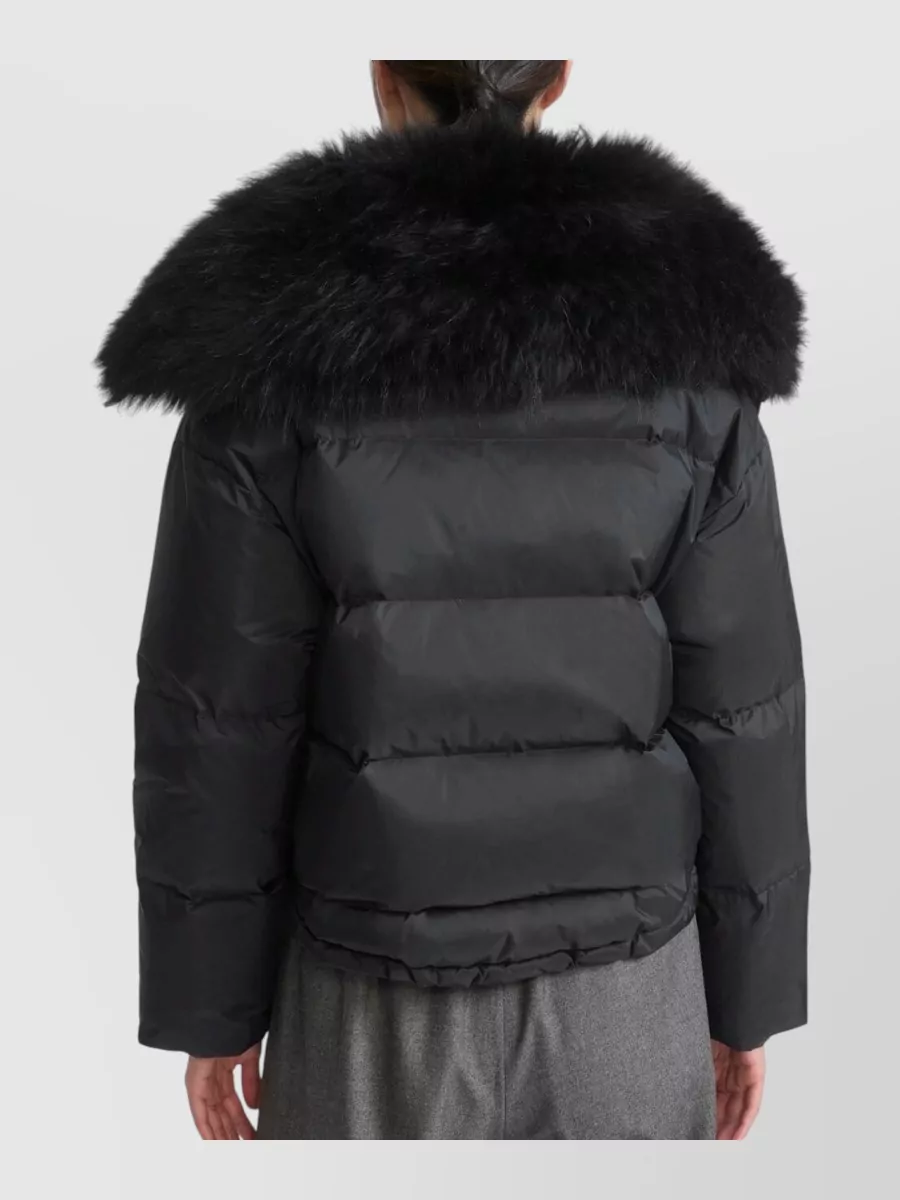 Yves Salomon Down Short Puffer Jacket