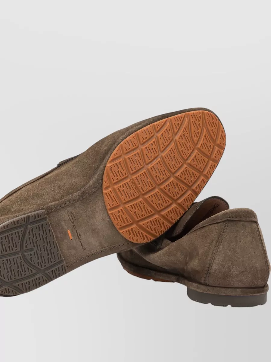 Santoni Leather Loafers