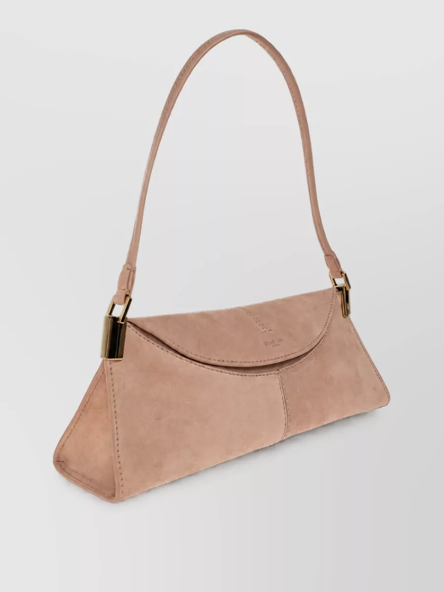Balmain Na Small Leather Clutch Bag