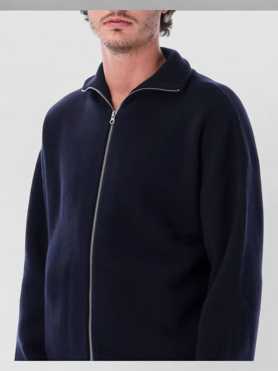 Extreme Cashmere Cashmere High Neck Zip Cardigan