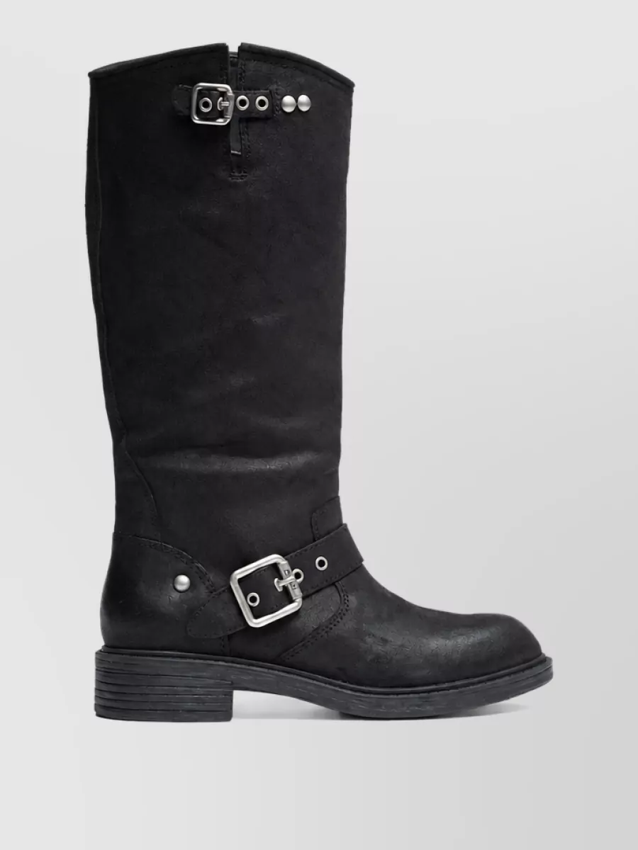 Ash Leather Boots