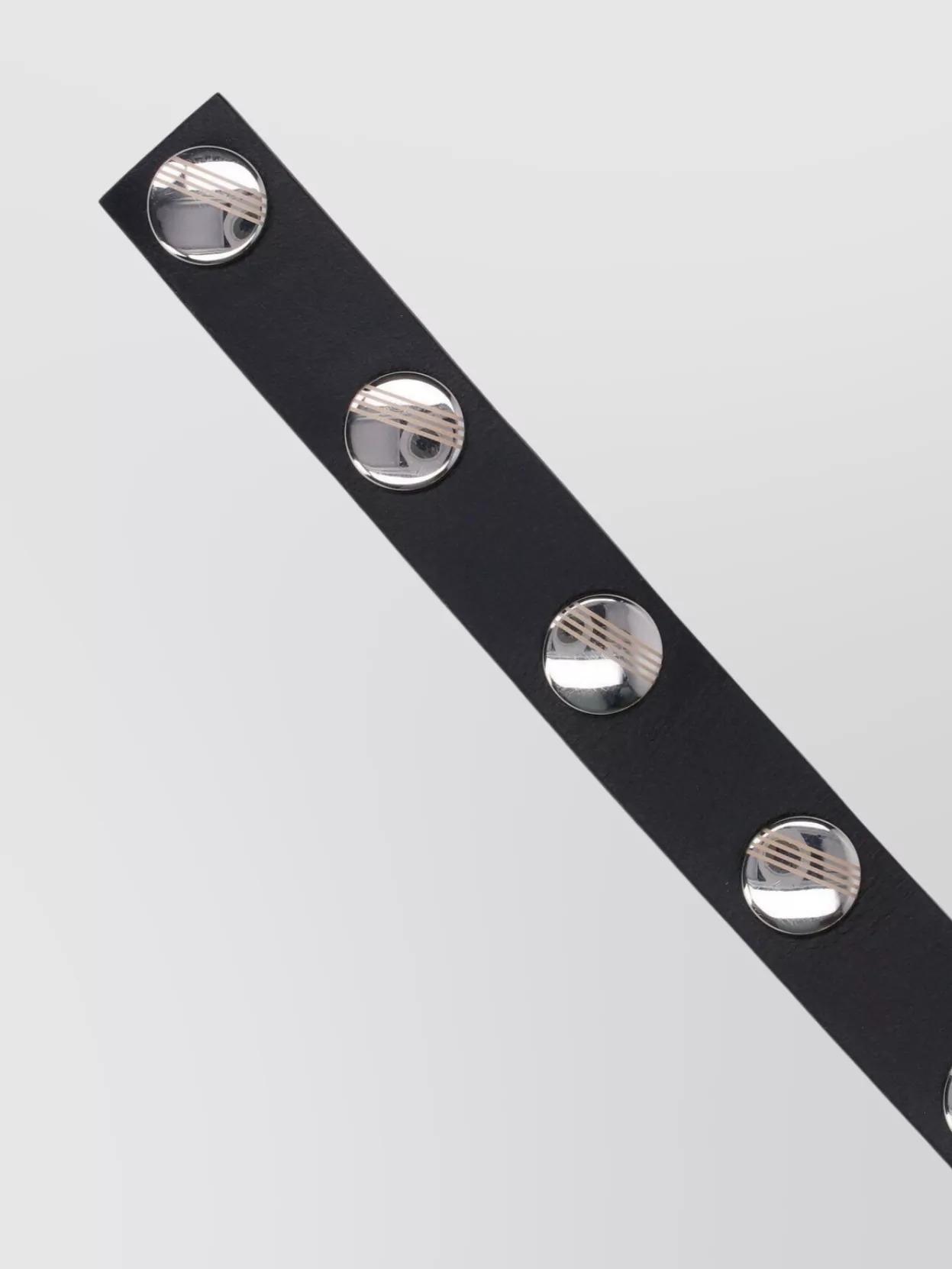The Attico Adjustable Length Metal Accents Studded Design Belts