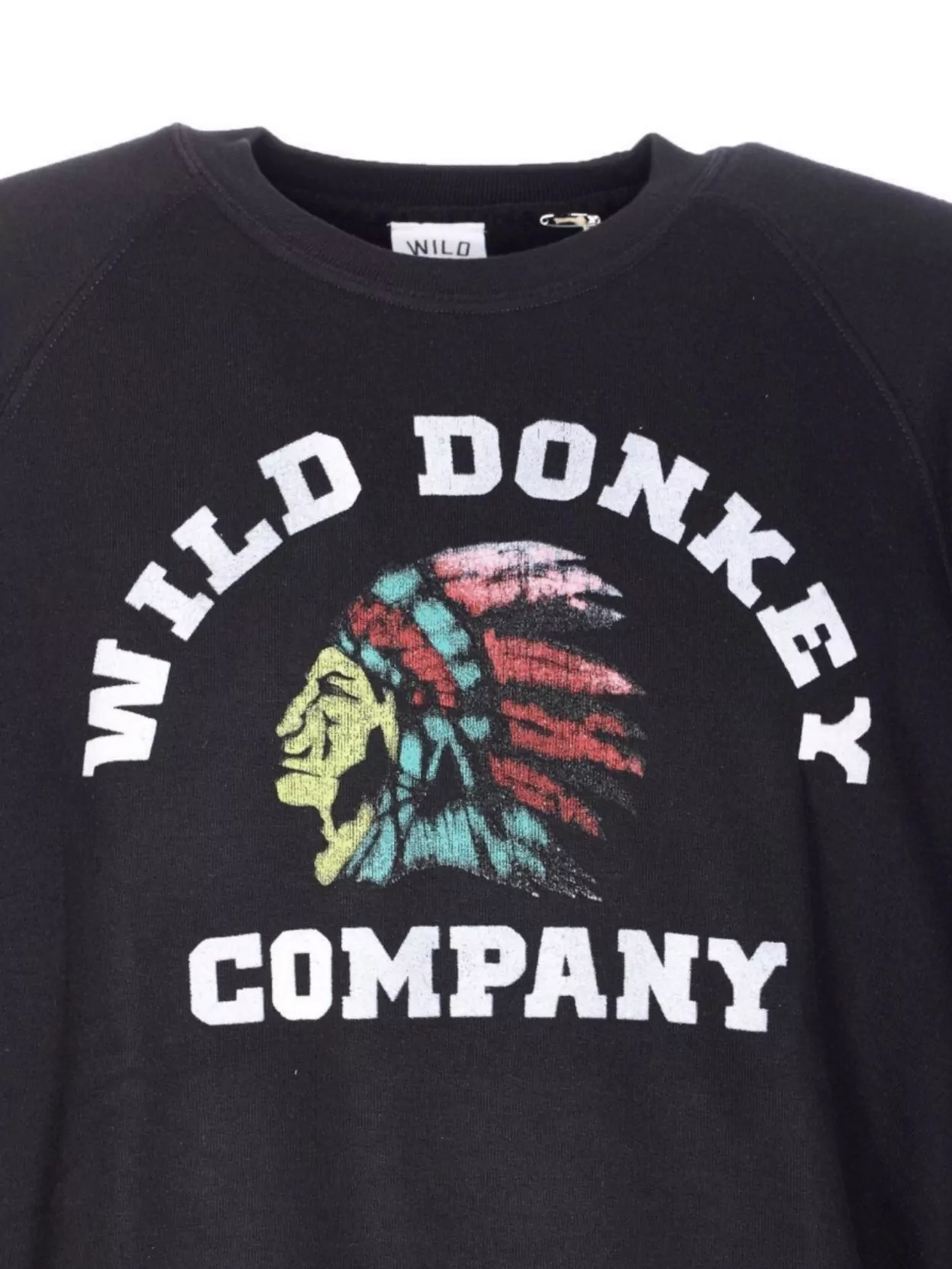 Wild Donkey Graphic Print Crewneck Long Sleeve Sweatshirt