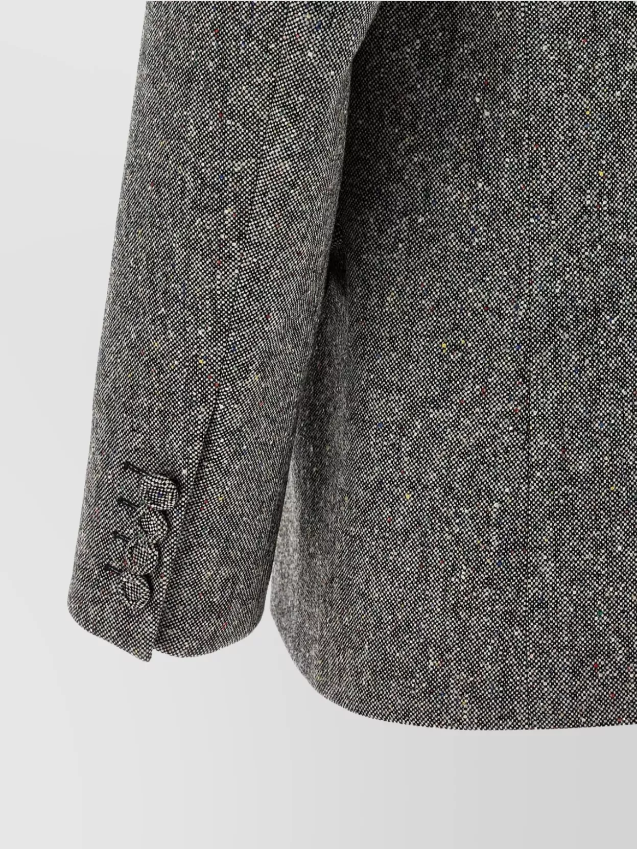 Valentino Garavani Double Breasted Tweed Blazer Jacket