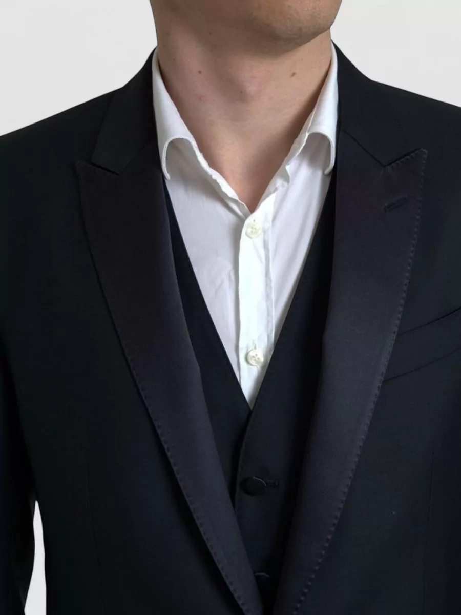 Dolce&Gabbana Wool Silk Single Breasted Suit