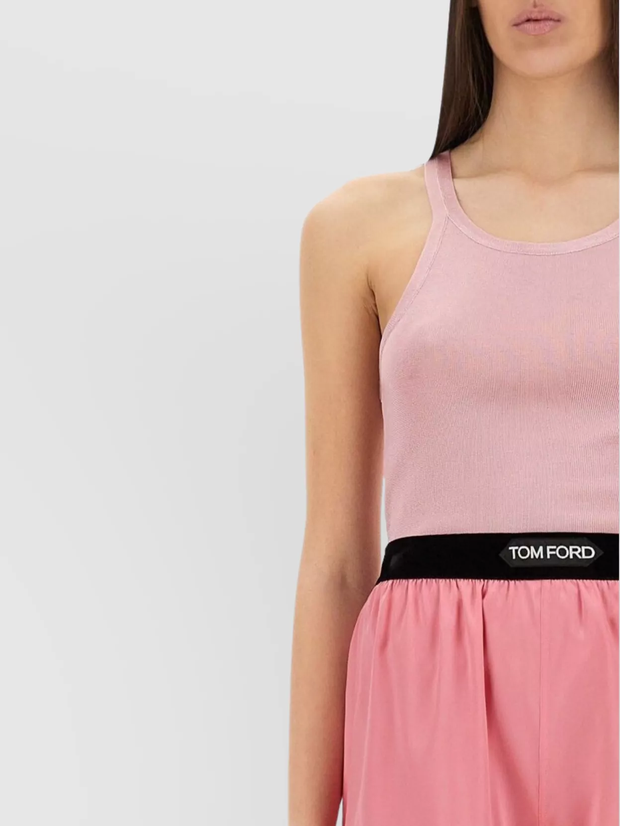 Tom Ford Ribbed Silk Tank Top