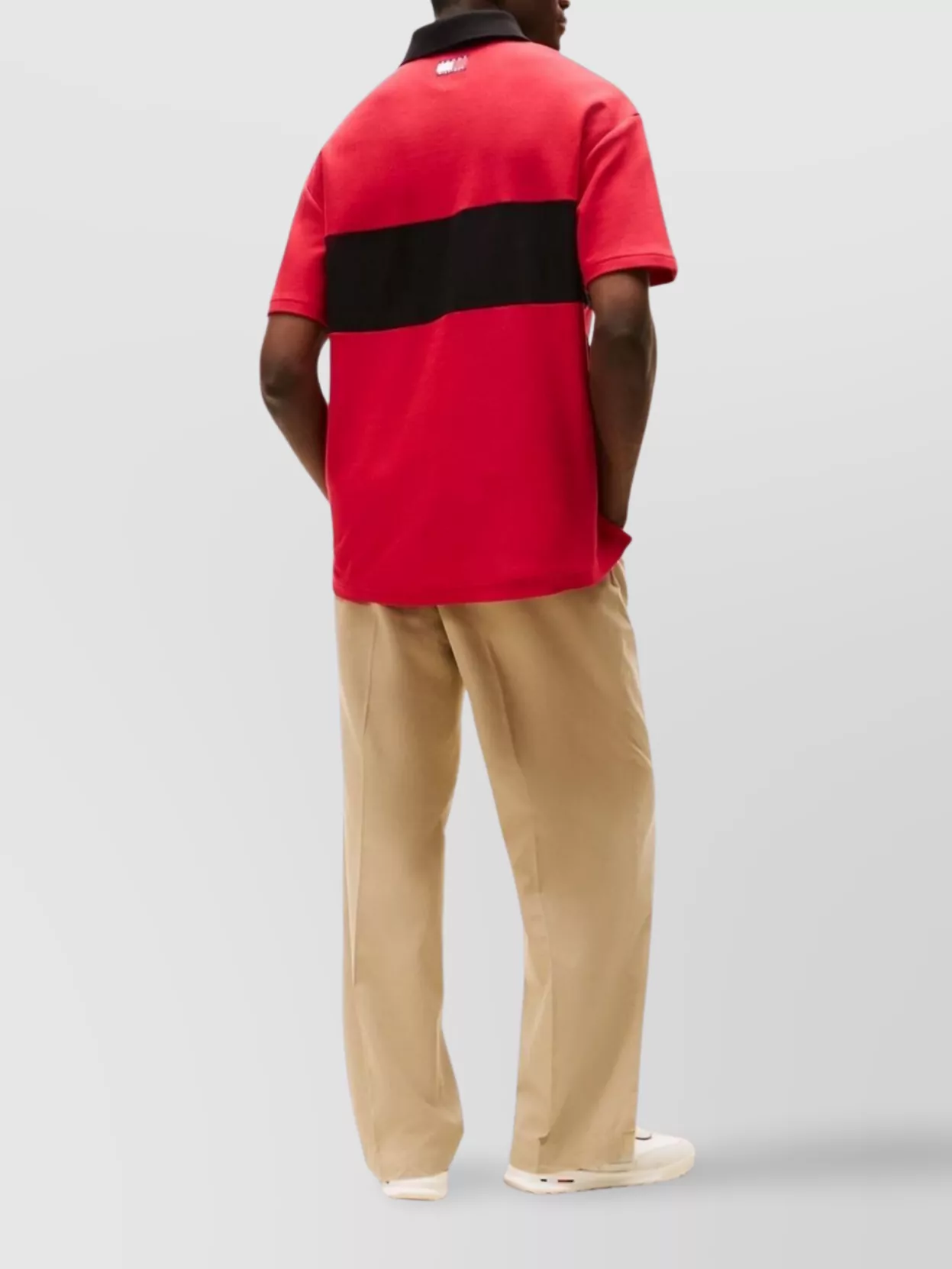 Tommy Hilfiger Block Design Collar Short Sleeves Polo Shirt