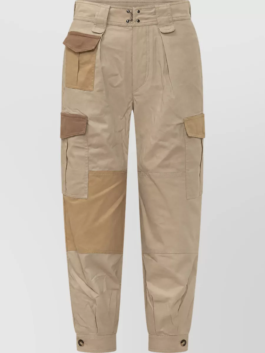 Isabel Marant Etoile cotton straight-leg cargo trousers