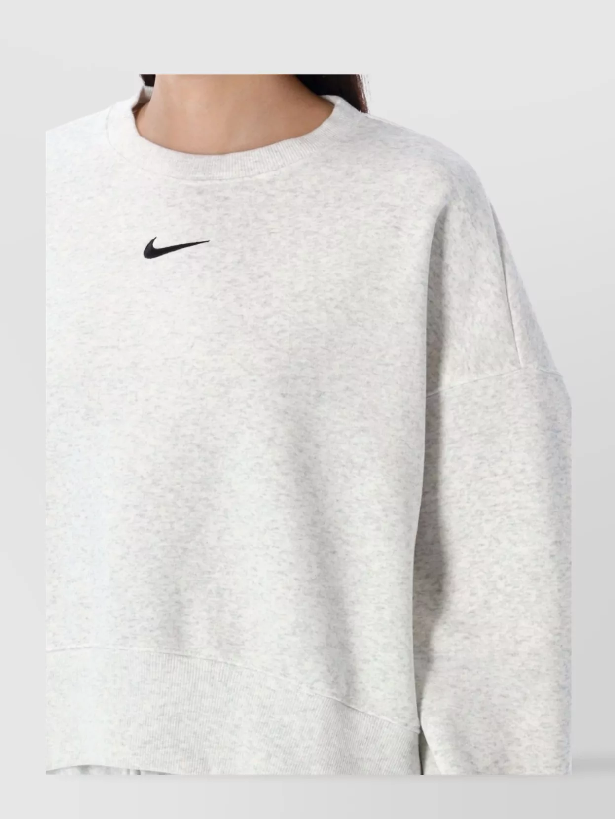 Nike Oversized Crewneck Sweatshirt Dropped Shoulders