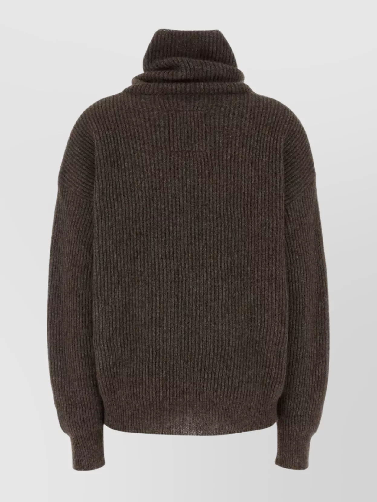 Uma Wang Turtleneck Relaxed Fit Wool Sweater In Brown