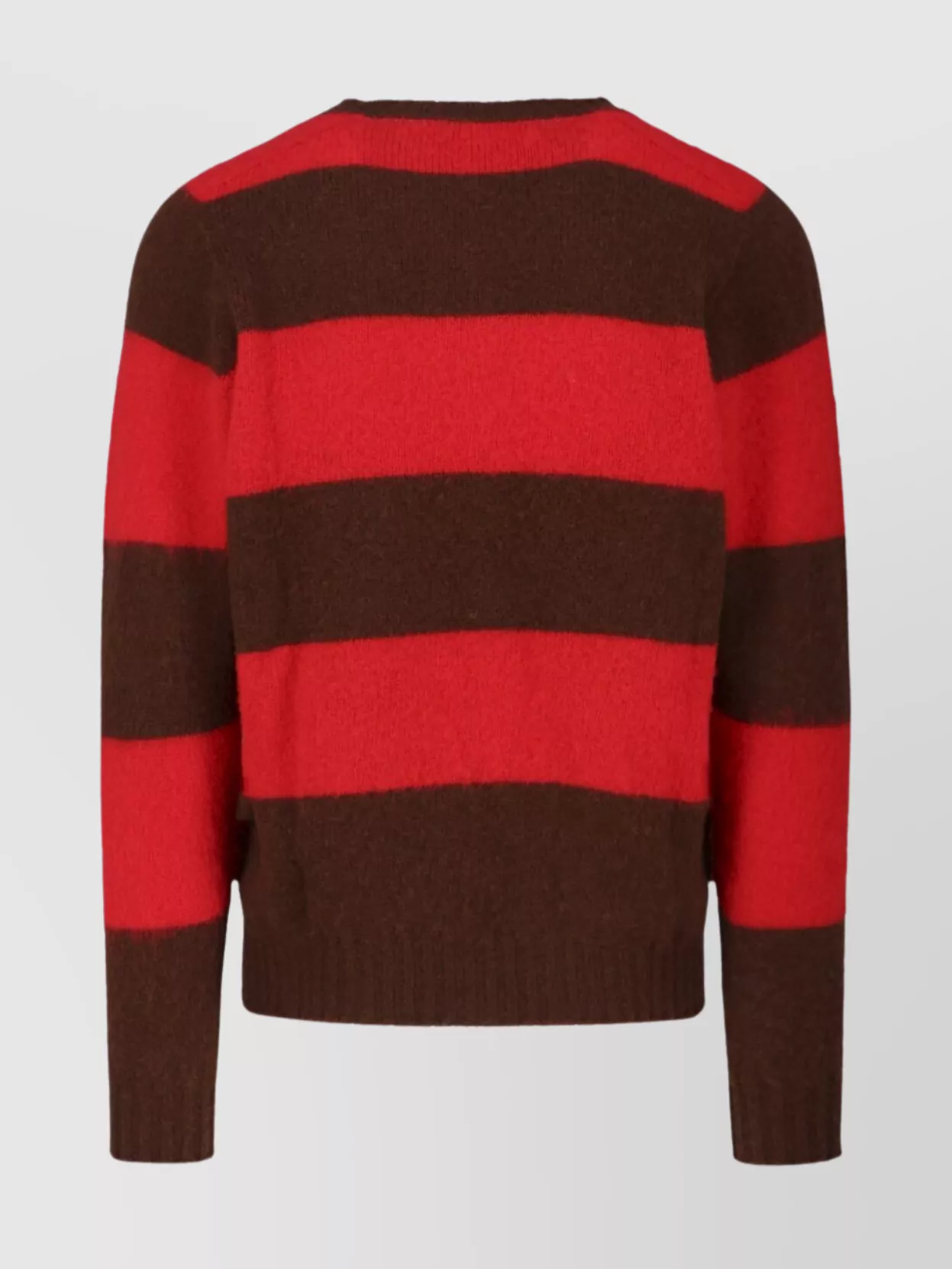 Howlin' Textured Knit Sweater With Classic Crew Neckline In Red