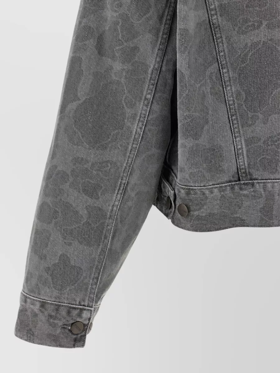 Carhartt Wip Camouflage-Print Denim Jacket