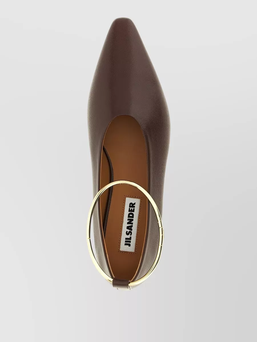 Jil Sander Leather Ballet Flats