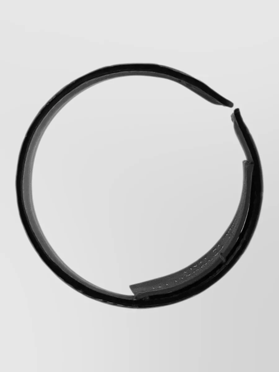Niccolò Pasqualetti Croc Embossed Leather Bracelet