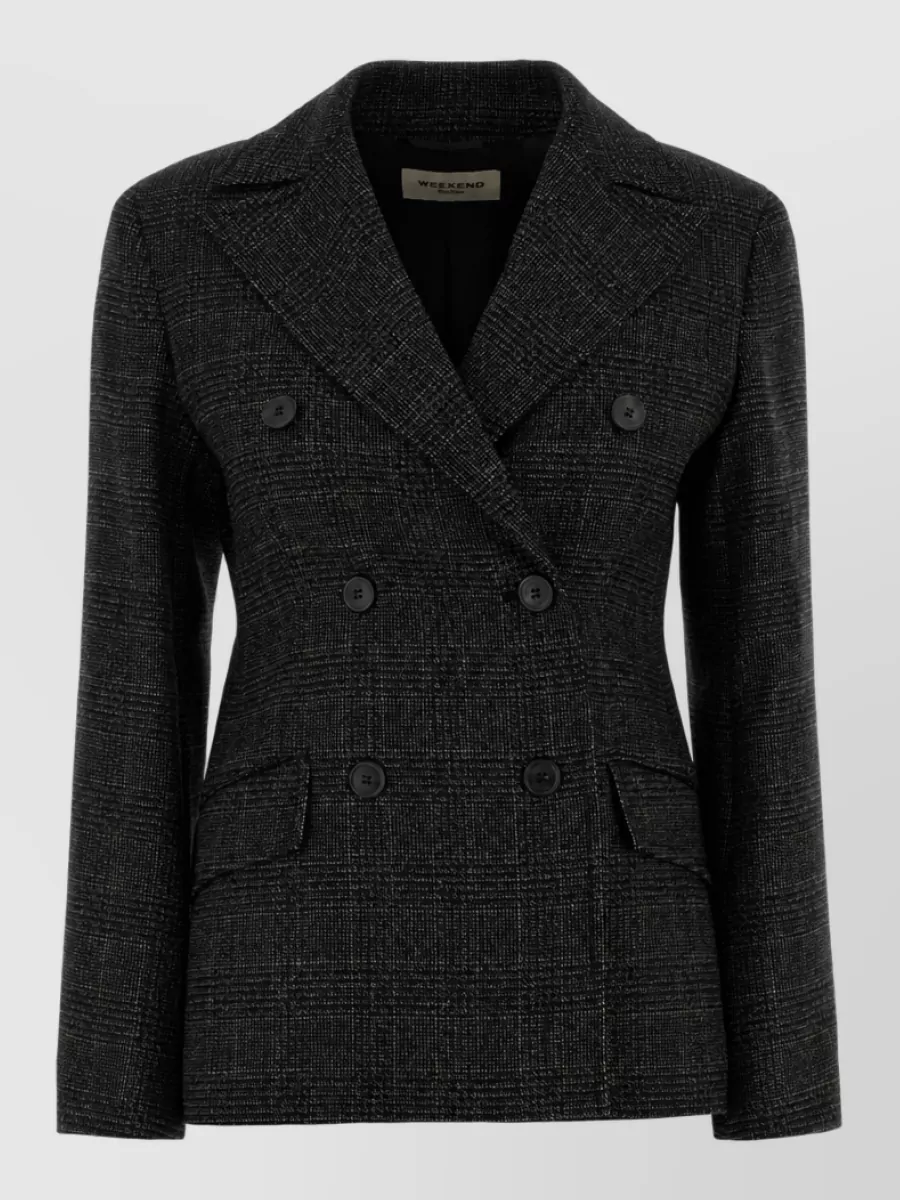 Weekend Max Mara virgin wool embroidered blazer