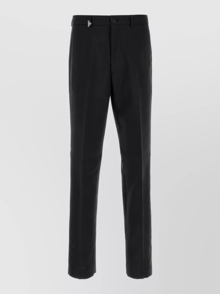 Prada Tailored pants belt loops back pockets
