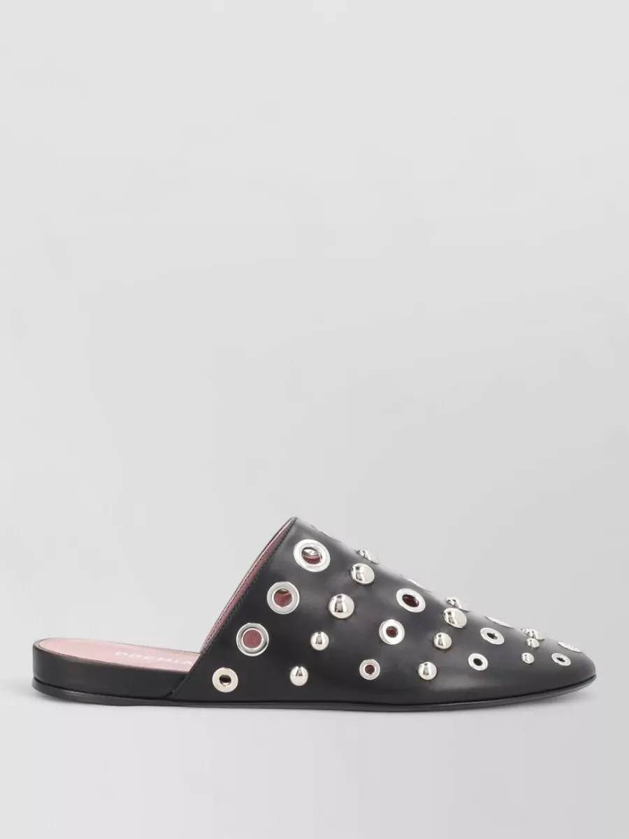 Premiata Leather Studded Mules
