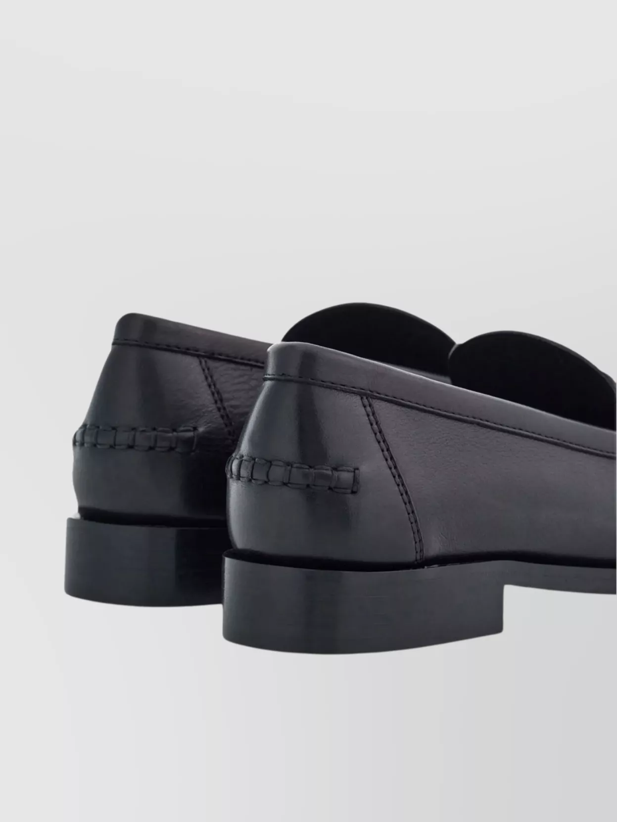 Ferragamo Leather Loafer With Iconic Gancini Detail