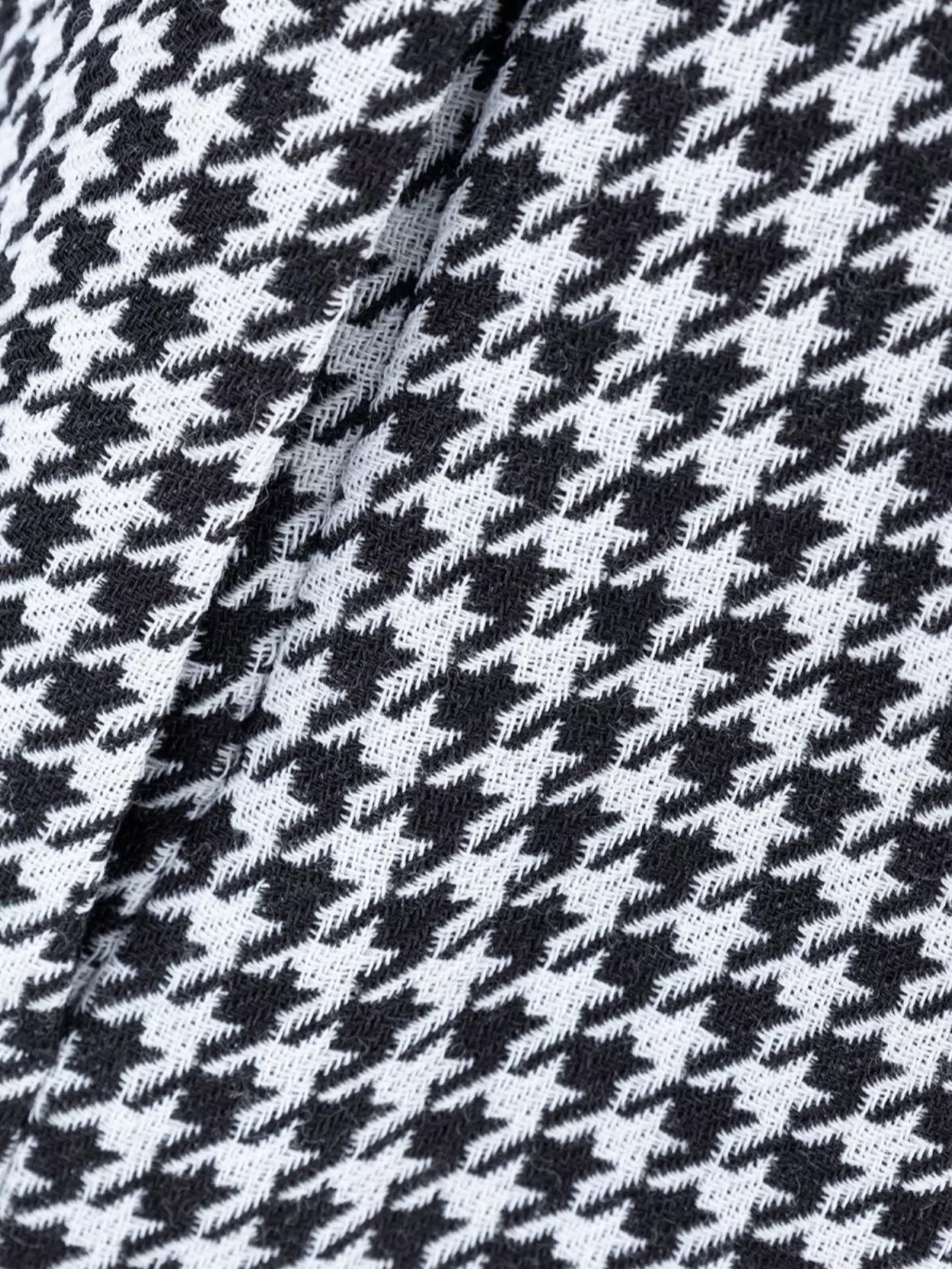Christian Dior Elastic Waistband Houndstooth Skirt