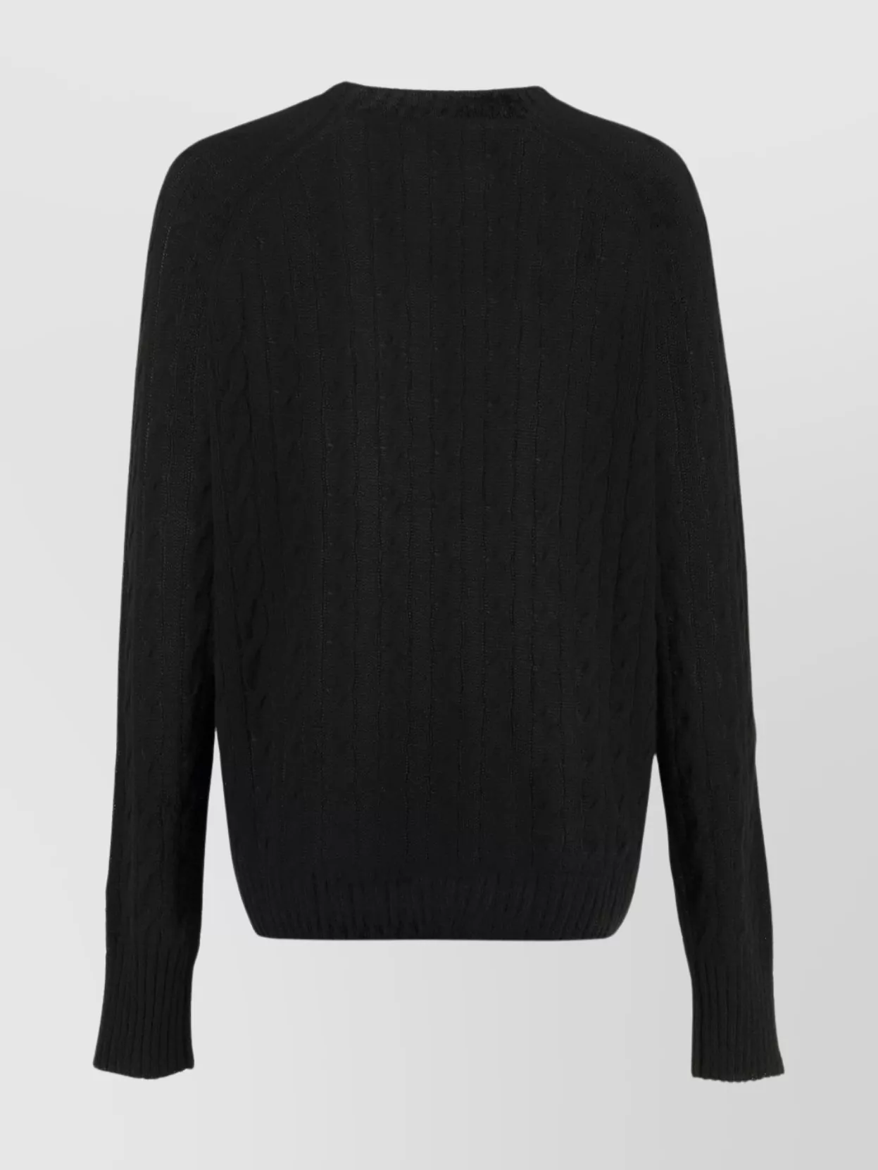 Etro Cable-Knit Cashmere Crew-Neck Sweater With Raglan Sleeves