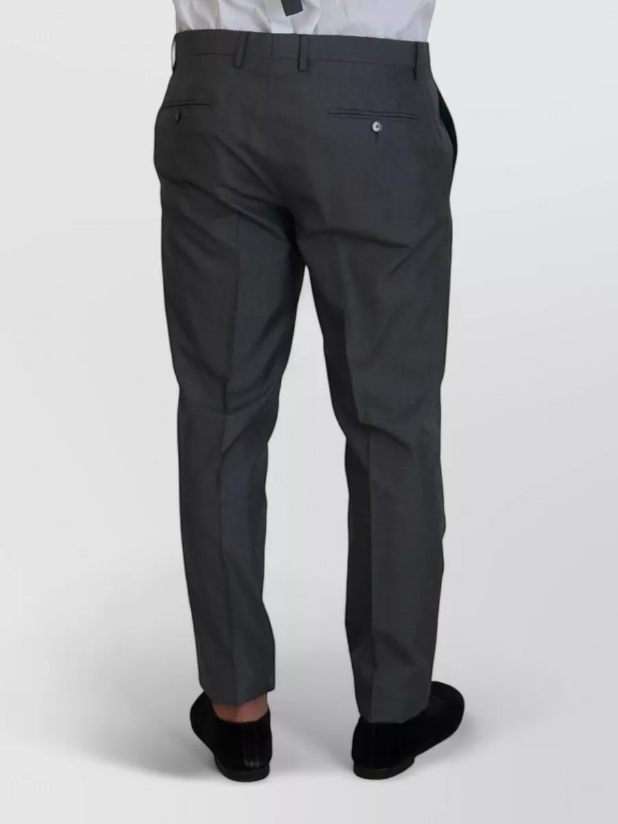 Dolce&Gabbana Silk Slim-Fit Tailored Trousers