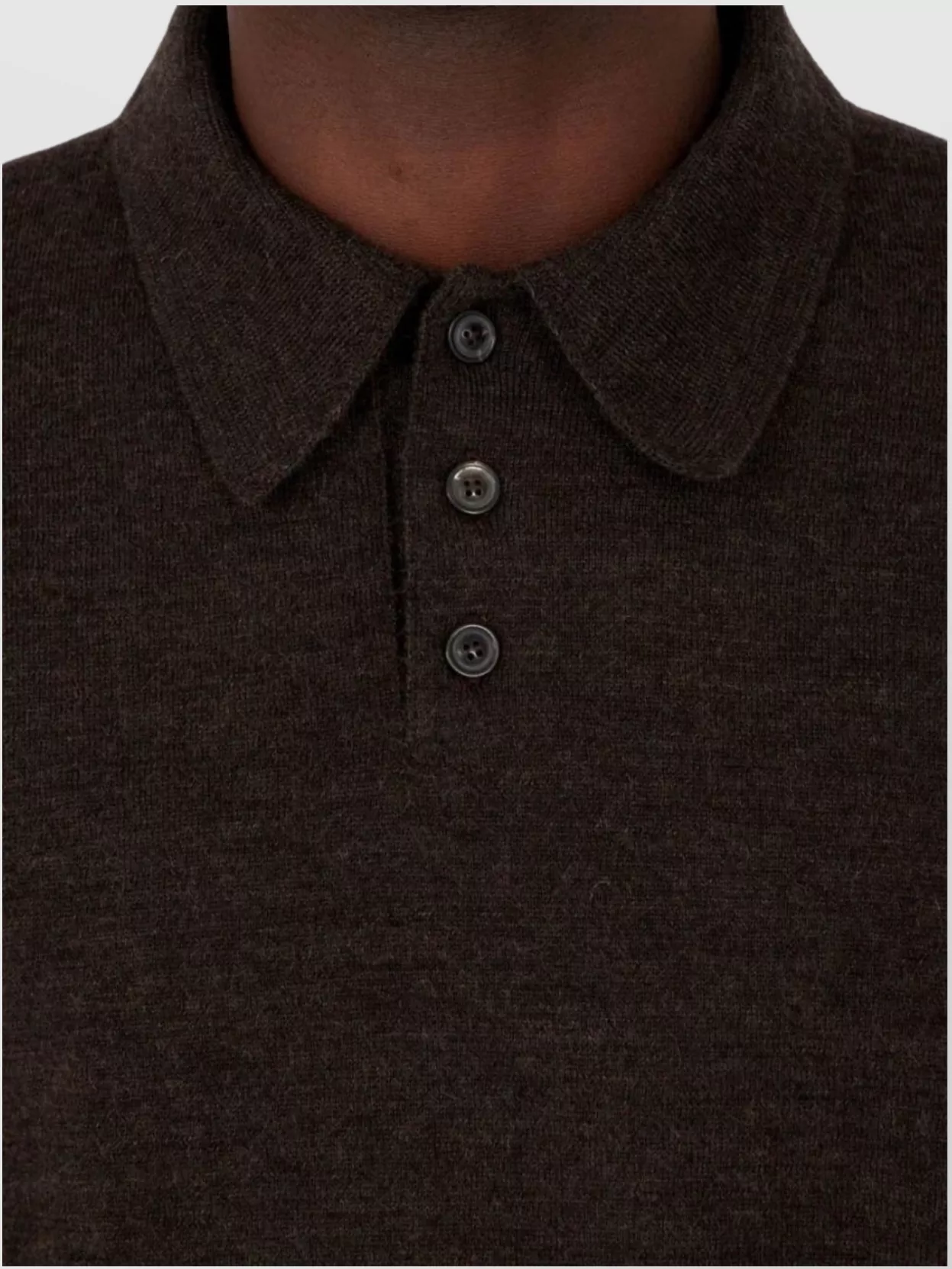 Maison Margiela Knitted Polo Shirt Elbow Patches