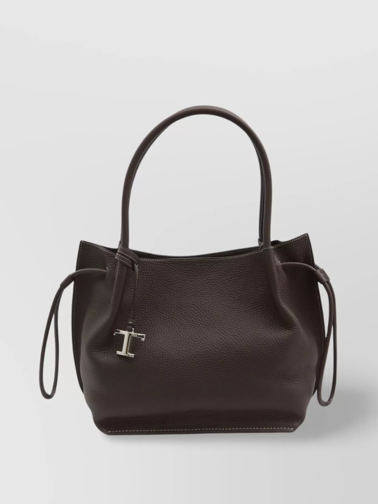 Tod's Medium Leather Bucket Bag Drawstring