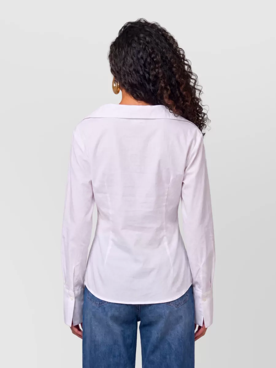 The Frankie Shop Cotton Slim-Fit Shirt