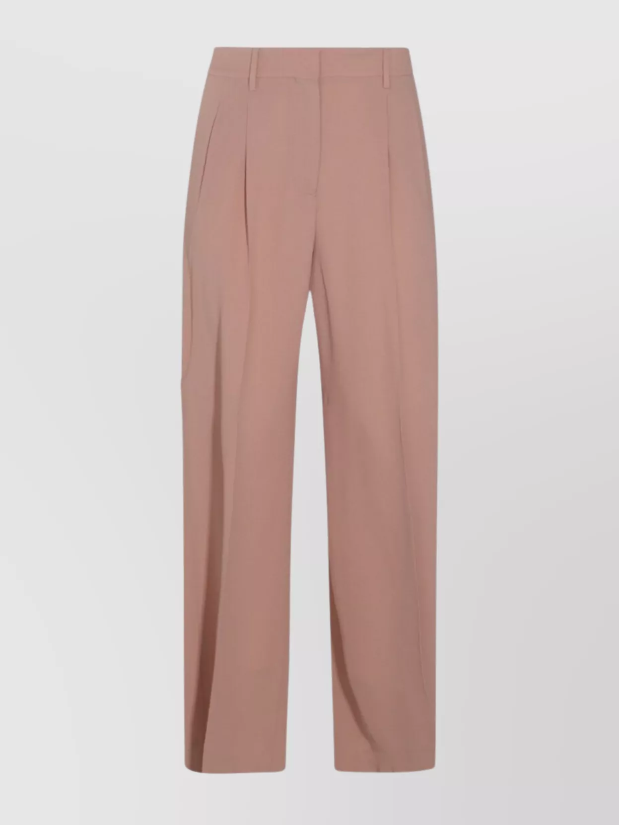 Shop Incotex Belt Loops Pleated Design Side Pockets Trousers