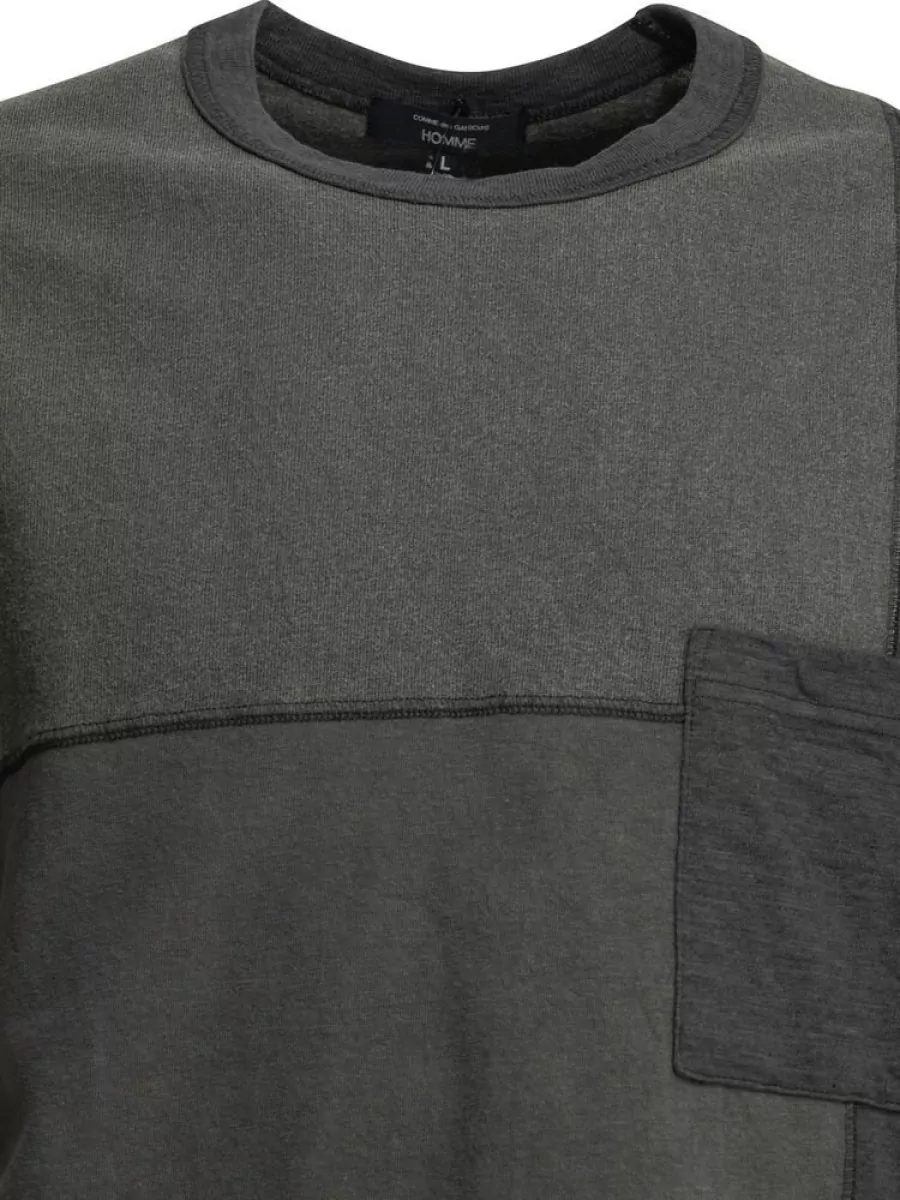 Comme Des Garçons Cotton Patchwork Crewneck T-Shirt