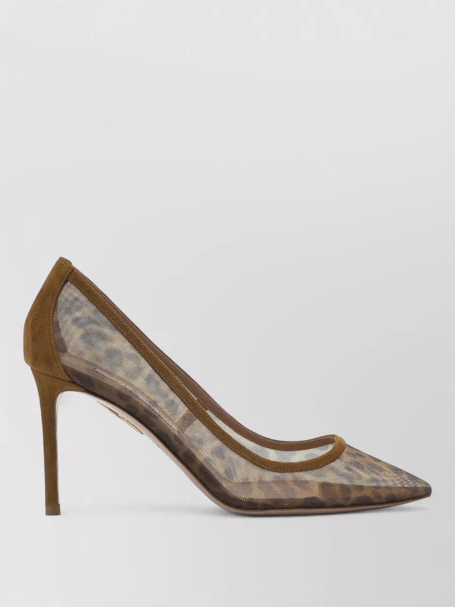Aquazzura Stylish Stiletto Pumps Animal Print