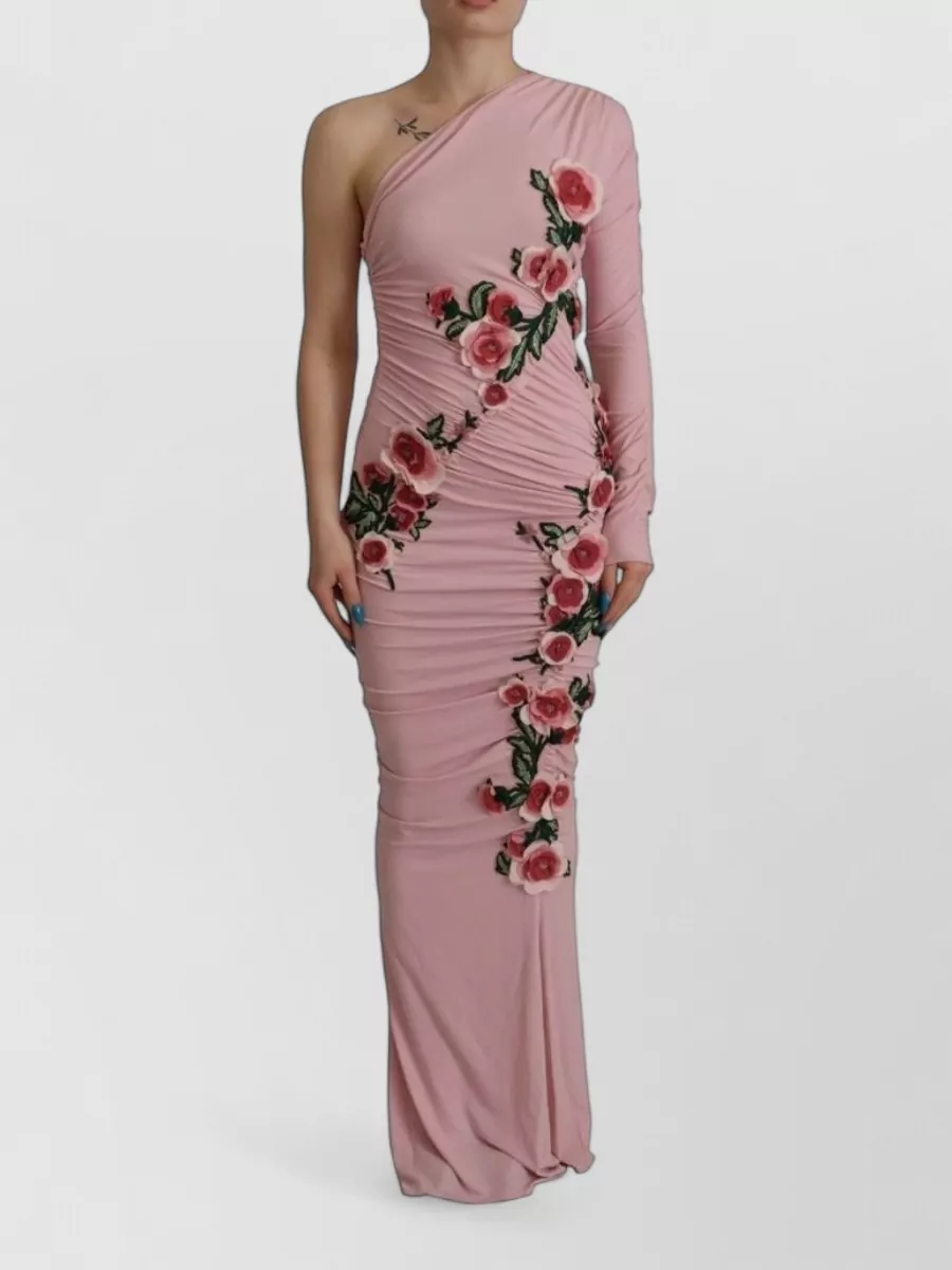 Dolce&Gabbana embellished one-shoulder maxi dress