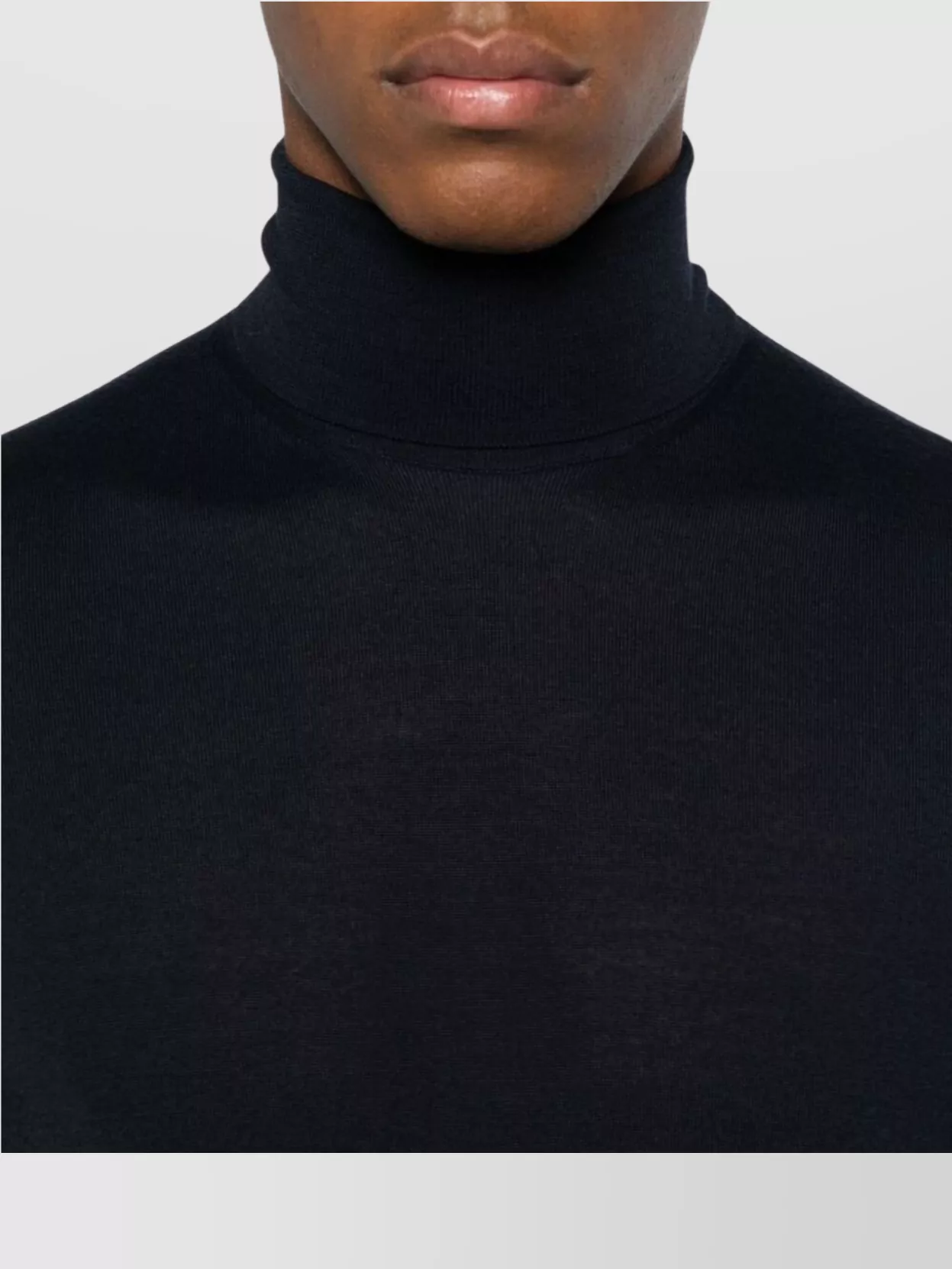Drumohr Turtleneck Merino Wool Sweater With Long Sleeves
