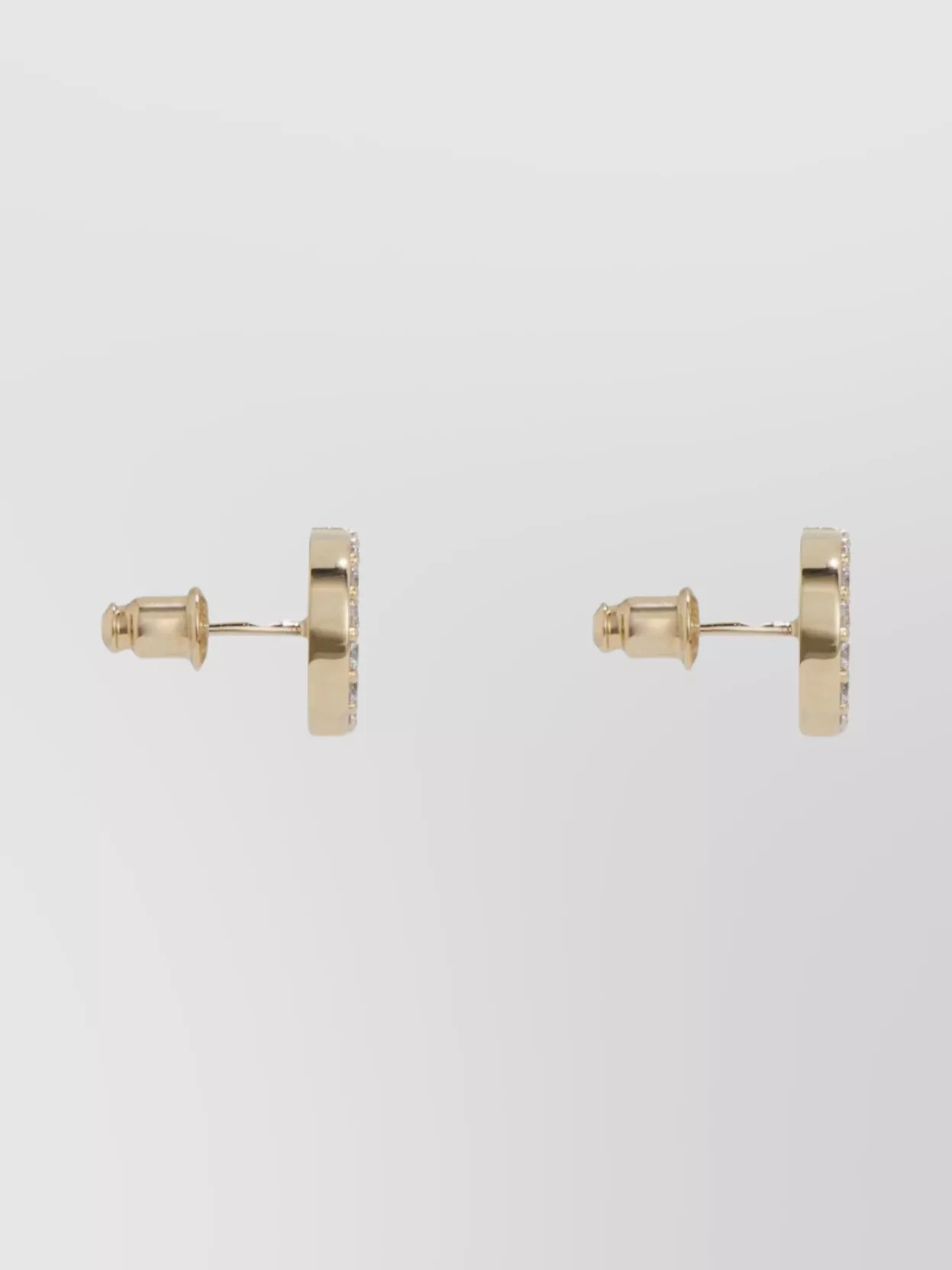 Ferragamo Crystal Stud Earrings Pair