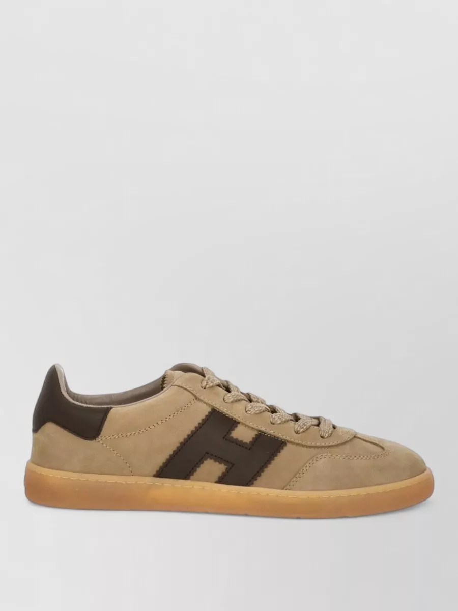 Hogan Leather Low-Top Lace-Up Sneakers