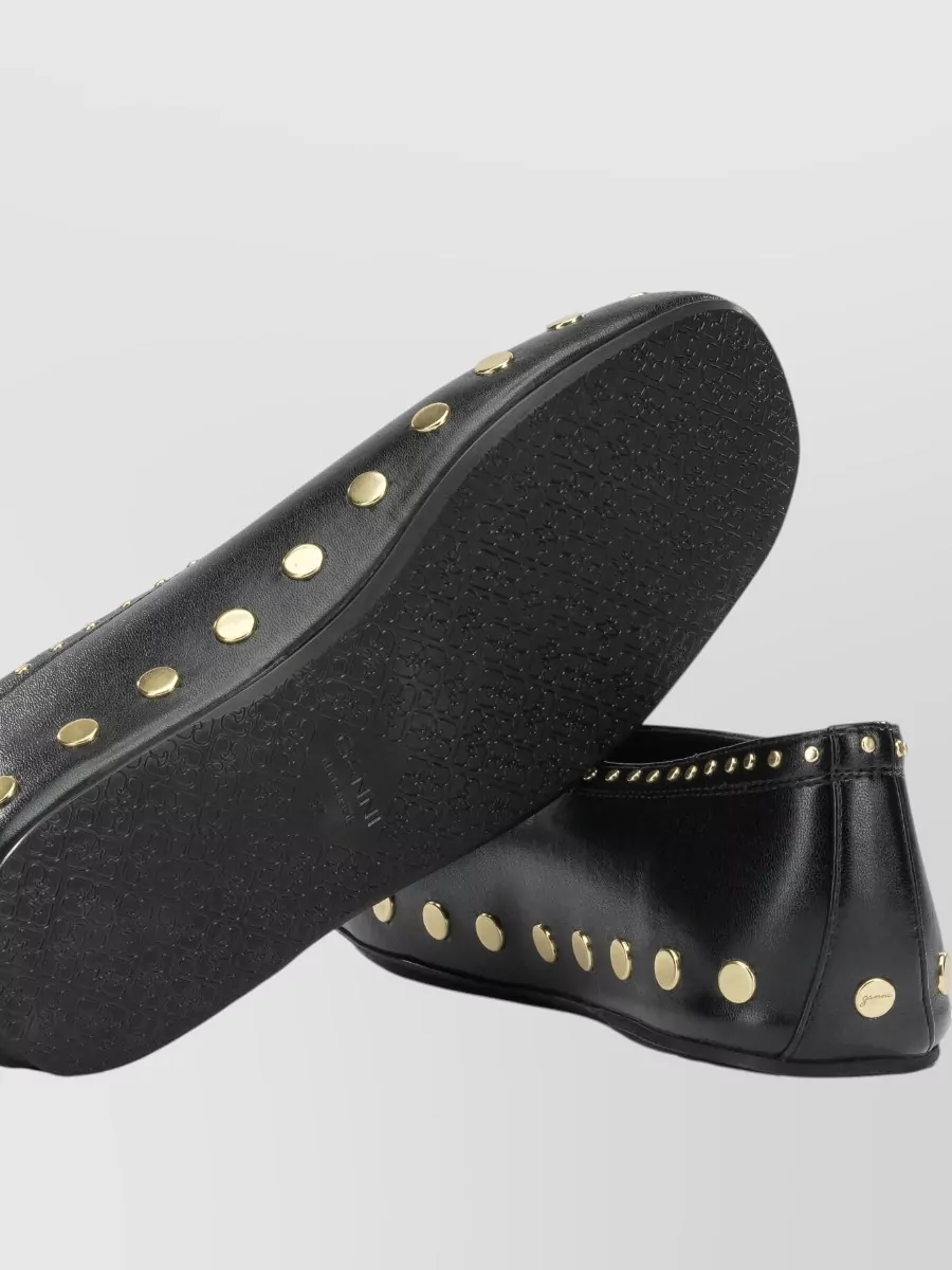 Ganni Studded Ballerina Flats
