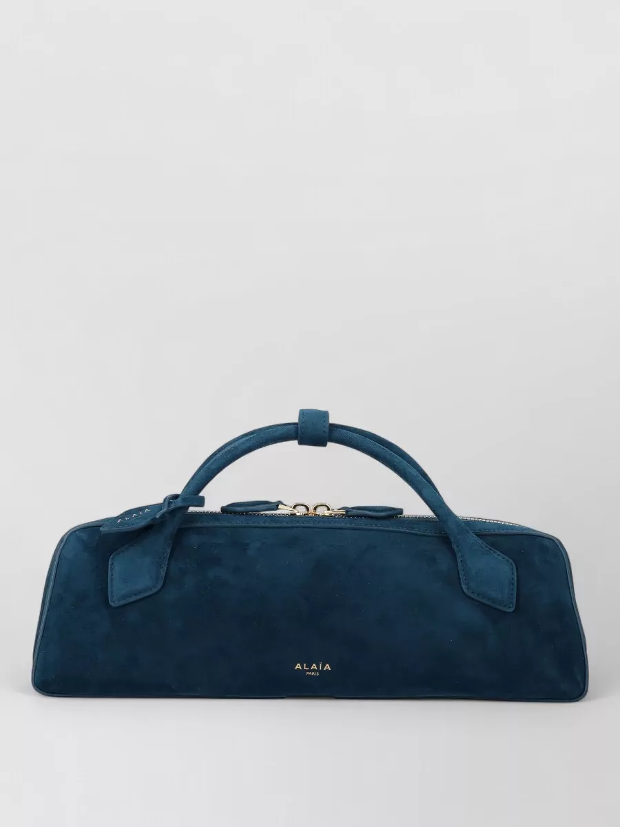 Alaïa Leather Le Teckel Clutch Bag