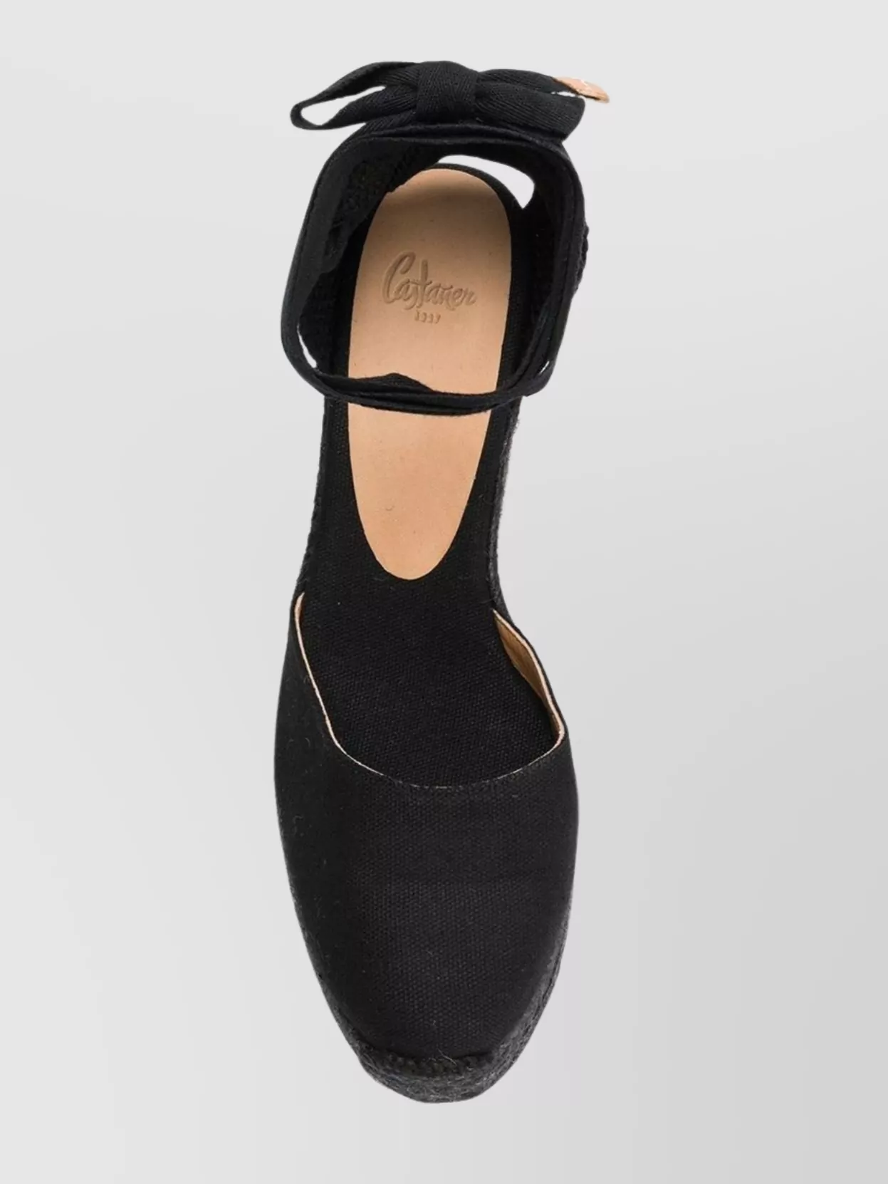 Castaã±er Almond Toe Wedge Heel Espadrilles With Jute